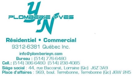 Plomberie Yves (9312-6381 Québec Inc)
